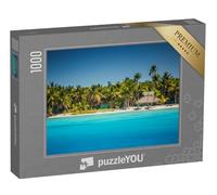 puzzleYOU : Puzzle de 1000 pièces « Plage des Caraïbes, Punta Cana »