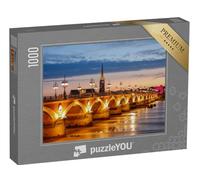 puzzleYOU : Puzzle de 1000 pièces « Pont de Pierre in Bordeaux, Frankreich »