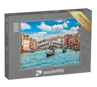 puzzleYOU : Puzzle de 1000 pièces « Pont du Rialto sur Le Grand Canal à Venise, Italie »