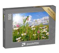 puzzleYOU : Puzzle de 1000 pièces « Prairie Fleurie en été avec des Marguerites »