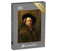puzzleYOU : Puzzle de 1000 pièces « Rembrandt - Autoportrait »