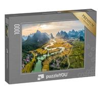 puzzleYOU : Puzzle de 1000 pièces « Riz et rizière dans Le Village de Phong Nam à Trung Khanh, Cao Bang, Vietnam »