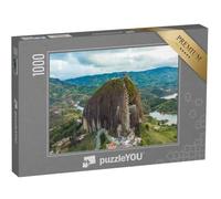puzzleYOU : Puzzle de 1000 pièces « Rocher de Granit à Guatape, Colombie »