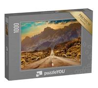 puzzleYOU : Puzzle de 1000 pièces « Route à Travers Le Paysage pittoresque du Parc Naturel de Tenerife »