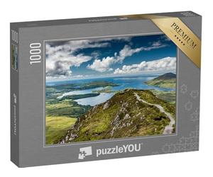 puzzleYOU : Puzzle de 1000 pièces « Sentier de randonnée dans Le Parc National du Connemara, Irlande »