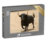 puzzleYOU : Puzzle de 1000 pièces « Taureau Noir Espagnol dans Les arènes »