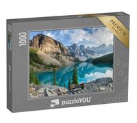 puzzleYOU : Puzzle de 1000 pièces « Un lac de Montagne Clair dans la Nature Sauvage du Canada »