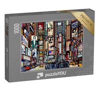 puzzleYOU : Puzzle de 1000 pièces « Une Illustration d'une Rue de New York, Times Square »