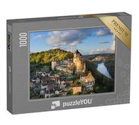 puzzleYOU : Puzzle de 1000 pièces « Une Vue aérienne du château de Castelnaud-la-Chapelle, Dordogne, France. »