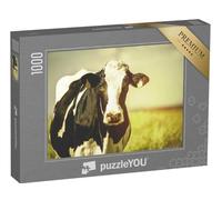 puzzleYOU : Puzzle de 1000 pièces « Vache laitière à la Campagne »