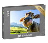 puzzleYOU : Puzzle de 1000 pièces « Vache sur Le Kaisergebirge »