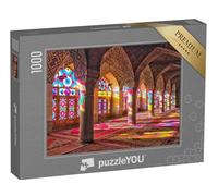puzzleYOU : Puzzle de 1000 pièces « Vitraux colorés de la mosquée Nasir al-Mulk à Shiraz, Iran »