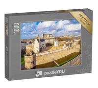 puzzleYOU : Puzzle de 1000 pièces « Vue aérienne du château de Nantes en France »