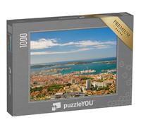 puzzleYOU : Puzzle de 1000 pièces « Vue de la Ville de Toulon Un Matin d'été »