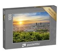 puzzleYOU : Puzzle de 1000 pièces « Vue de Lyon au Lever du Soleil, France. »