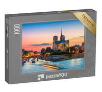 puzzleYOU : Puzzle de 1000 pièces « Vue pittoresque de la cathédrale Notre-Dame de Paris, France »