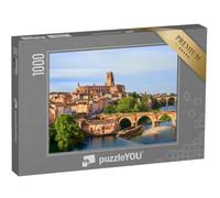 puzzleYOU : Puzzle de 1000 pièces « Vue sur Albi et la cathédrale Sainte-Cécile d'Albi »