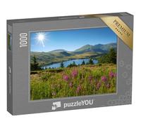puzzleYOU : Puzzle de 1000 pièces « Vue sur Le lac de Guéry en été avec Les Montagnes du Sancy »