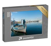 puzzleYOU : Puzzle de 1000 pièces « Yachts dans Le Port de Toulon, France, avec Un Petit Bateau au Premier Plan. »