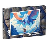 puzzleYOU : Puzzle de 200 pièces « Aventure du Dragon à Cloud City »
