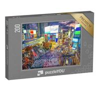 puzzleYOU : Puzzle de 200 pièces « Célèbre Carrefour de Shibuya à Tokyo, Japon »