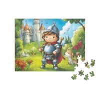 puzzleYOU : Puzzle de 200 pièces « Chevalier Ben en Armure Brillante »