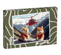 puzzleYOU : Puzzle de 200 pièces « Chiens de Recherche et de Sauvetage : Les Petits héros »