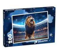 puzzleYOU : Puzzle de 200 pièces « des Champions forts de Lions sur Le Terrain »