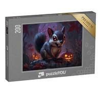 puzzleYOU : Puzzle de 200 pièces « Écureuil Zombie »