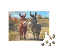 puzzleYOU : Puzzle de 200 pièces « Excursion à Dos d’âne à la Ferme »