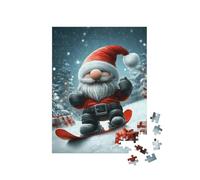 puzzleYOU : Puzzle de 200 pièces « Gnomes en Snowboard »