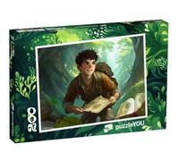 puzzleYOU : Puzzle de 200 pièces « L’Aventure du Chasseur de trésors Jim »