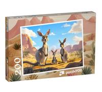 puzzleYOU : Puzzle de 200 pièces « La Famille des kangourous Hupfi »