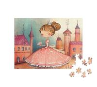 puzzleYOU : Puzzle de 200 pièces « La Noble Princesse dans la Cour du château »