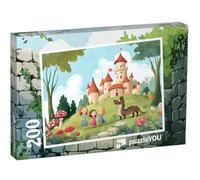 puzzleYOU : Puzzle de 200 pièces « Le château Magique du Petit Dragon »