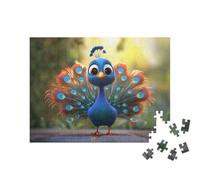puzzleYOU : Puzzle de 200 pièces « Le Paon Qui enchantait la Jungle »