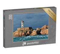 puzzleYOU : Puzzle de 200 pièces « Le Phare de Paon dans Les Côtes-d'Armor Devant Paimpol en Bretagne »