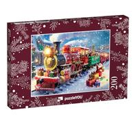 puzzleYOU : Puzzle de 200 pièces « Le Polar Express apporte de Nombreux Cadeaux »
