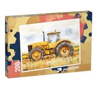 puzzleYOU : Puzzle de 200 pièces « Le Tracteur Le Plus Puissant du Village »