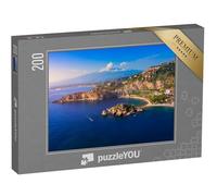 puzzleYOU : Puzzle de 200 pièces « L'Etna au-Dessus de Taormine, Sicile »