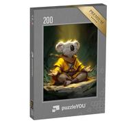 puzzleYOU : Puzzle de 200 pièces « Méditer Un Koala à la lumière dorée »