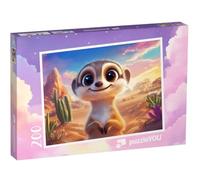 puzzleYOU : Puzzle de 200 pièces « Meerkat Tapsi Dit Bonne Nuit »