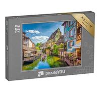 puzzleYOU : Puzzle de 200 pièces « Petite Venise : la Ville Historique de Colmar en Alsace »