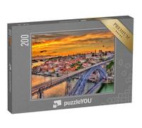 puzzleYOU : Puzzle de 200 pièces « Porto avec Le Pont Dom-Luis, Portugal »