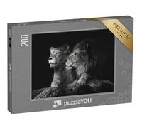 puzzleYOU : Puzzle de 200 pièces « Un Couple de Lions »