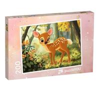 puzzleYOU : Puzzle de 200 pièces « Un Faon en Long Voyage »