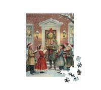 puzzleYOU : Puzzle de 200 pièces « Une Chorale de Noël Chante des chansons la Veille de Noël »