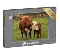 puzzleYOU : Puzzle de 200 pièces « Vache mère et Veau »