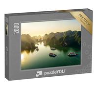 puzzleYOU : Puzzle de 2000 pièces « Baie d'Halong, Vietnam, Asie du Sud-Est, Patrimoine Mondial de l'UNESCO »
