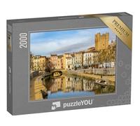 puzzleYOU : Puzzle de 2000 pièces « Canal de la Robine à Narbonne, Languedoc-Roussillon - France »